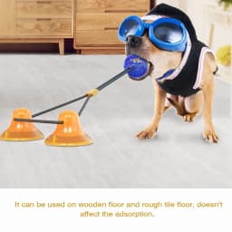 Suction Cup Dog Toy, Upgraded Dog Chew Toy Molar Bite Interactive Dog Toys, Helps Dog Teeth Cleaning - Thumbnail 6