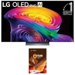 LG OLED65C6PUA 65 Inch Class OLED AI C6 4K Smart TV with 6 Year Amber Protection Plan (2026) - Thumbnail 1