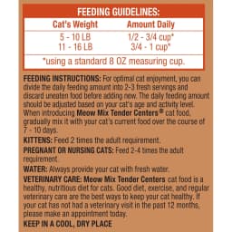 Meow Mix Tender Centers Vitality Bursts, Salmon & Turkey Flavor, Dry Cat Food, 14.2 lb. Bag - Thumbnail 6