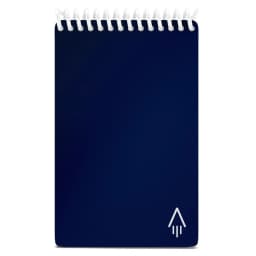 Rocketbook Mini Smart Reusable Spiral Notepad, Blue, Mini Size Eco-friendly Notepad (3.5" x 5.5"), 48 Dot-Grid Pages, Includes 1 Pen and Microfiber - Thumbnail 3