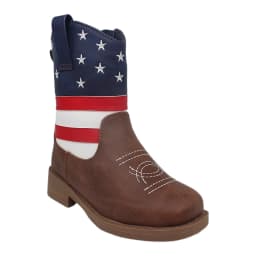 Pawz Little and Big Boys Cowboy Western Boots - Thumbnail 1