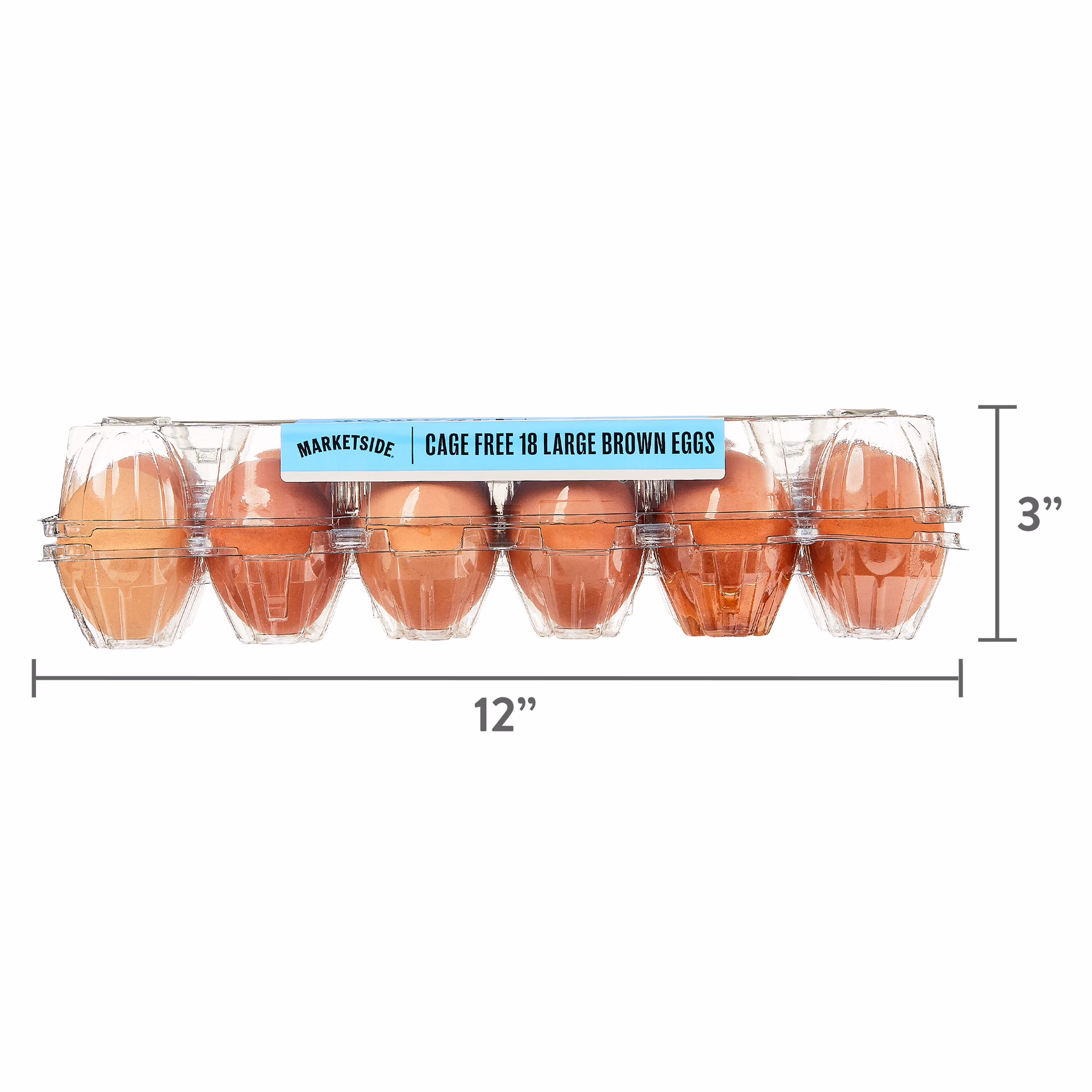 Marketside Cage Free Large Brown Eggs 18 Count - Thumbnail 3