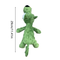 Horivan Interactive Squeaky Dog Toy for Small Medium Dogs Indestructible Chew Toy with Soft Plush Puppy Teething Chew Long Lasting Pet Toy - Thumbnail 2
