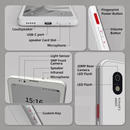 HiBreak Pro 6.13 inch Epaper Cell Phone with Android 14 OS, 8GB RAM, 256GB Storage - Thumbnail 2