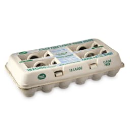 Great Value Large Cage-Free White Eggs 18 Count - Thumbnail 1