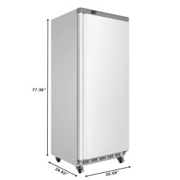 30 in. Commercial One Door Convertible Reach-In Refrigerator/Freezer with 25 Cu. Ft. Capacity in White, ETL Listed (KM-RIC-1DWH) - Thumbnail 13
