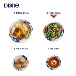 Dixie Everyday Paper Lunch Plates, 8.5", 100 Count - Thumbnail 7