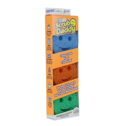 Scrub Daddy Color Sponges - Scratch-Free, Multipurpose Cleaning Sponges for the Kitchen and Bathroom, BPA-Free Polymer Foam, 3 Pack - Thumbnail 3