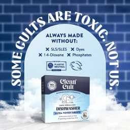 Cleancult Dishwasher Pods, Nature-Inspired Ingredients, Lemon Verbena, 32 Count - Thumbnail 4
