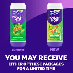 Swiffer Power Mop Floor Cleaner Solution with Gain Scent, 25.3 fl oz - Thumbnail 8