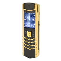 M Buder Straight Board Mobile Phone 1.5in / 3.81cm 2G Network Dual Standby 2600mAh Battery for Elderly Students Seniors Unlocked Cell Phone Device Black Gold Edition V10 Model - Thumbnail 9