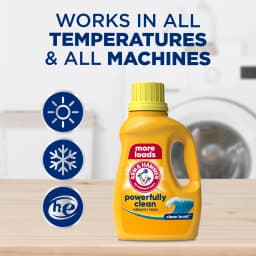 ARM & HAMMER Laundry Detergent Liquid, Clean Burst, 43 fl oz, 43 Loads - Thumbnail 7