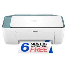 HP DeskJet 2942 Wireless All-in-One Color Inkjet Printer, 6 Months Free Instant Ink, Bristol Blue - Thumbnail 1