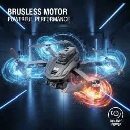 SEREE Drone with Camera 8K HD FPV 5G Brushless Motor 4.5" Screen Foldable RC Quadcopter Obstacle Avoidance Drone - Thumbnail 8