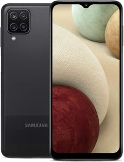 Samsung Galaxy A12 A125U 32GB GSM / CDMA Unlocked Android Smartphone (US Version) - Black - Thumbnail 2