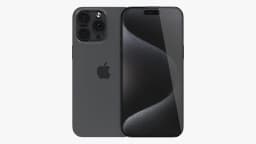 Factory Unlocked, Apple, iPhone 15 Pro Max, Cell Phone, 256GB, Black Titanium - Thumbnail 8