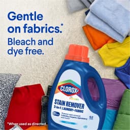 Clorox 2 For Colors Stain Remover, 2 in 1 Laundry + Fabric, Bleach Free, Fresh Scent, 33 Fl Oz - Thumbnail 5