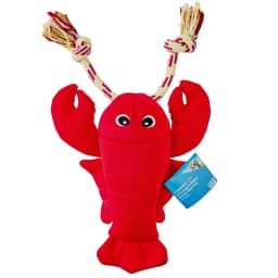 Vibrant Life Summer Floating Red Lobster Dog Toy with Rope, Chew Level 2 - Thumbnail 4