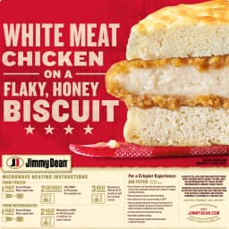 Jimmy Dean Frozen Breakfast Sandwich, Chicken Honey Biscuit, 4 Count - Thumbnail 12