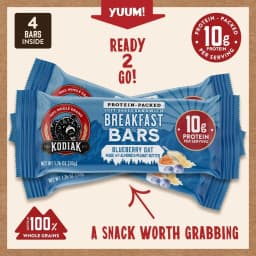 Kodiak Soft-Baked Blueberry Oat Sandwich Protein Breakfast Bars, 1.76 oz, 4 Count, Shelf-Stable - Thumbnail 9