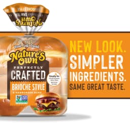 Nature's Own Perfectly Crafted Brioche Style Hamburger Buns, Non-GMO Hamburger Buns, 8 Count - Thumbnail 9
