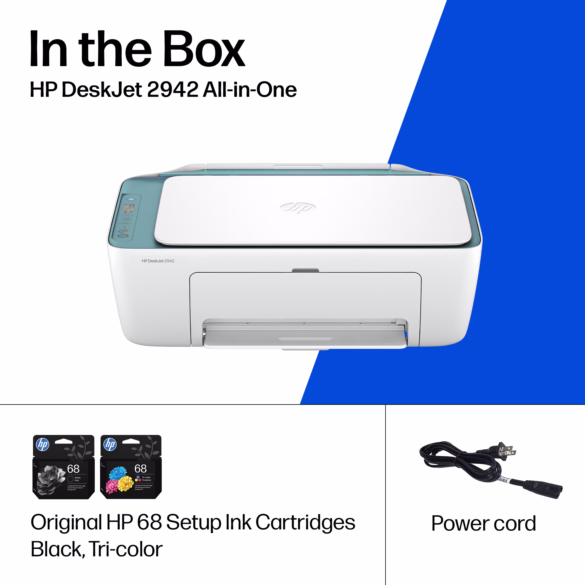 HP DeskJet 2942 Wireless All-in-One Color Inkjet Printer, 6 Months Free Instant Ink, Bristol Blue - Thumbnail 11