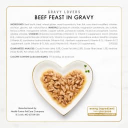 Purina Fancy Feast Gravy Lovers Poultry & Beef in Gravy Wet Cat Food Variety Pack, 3 oz Cans (30 Pack) - Thumbnail 7