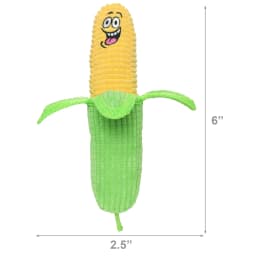 Tuffy Funny Food Corn 2 in 1 Durable Plush Dog Toy - Thumbnail 6