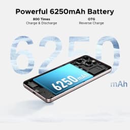 DOOGEE Android 16 Unlocked Cell Phone,32GB+256GB/2TB,6.75" HD+ 90Hz Android Phone,6250mAh Battery,16MP+8MP,4G Dual SIM Smartphone,Octa Core/Widevine L1/ GPS/NFC/Fingerprint/Face Unlock - Thumbnail 5