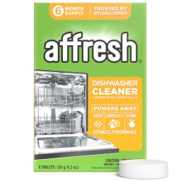 (2 pack) Affresh Dishwasher Cleaner, Helps Power Away Odor Causing Residues & Grime Inside Pump, Tub & Hoses, 6 Tablets, 6 Month Supply - Thumbnail 1