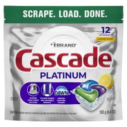 Cascade Platinum Dishwasher Pods, Dishwasher Detergent, Dish Detergent Soap, Lemon, 12 Count - Thumbnail 10