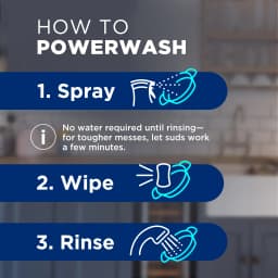 Dawn Platinum Powerwash Dish Spray, Dish Soap, Lemon Starter Kit, 16 fl oz - Thumbnail 6
