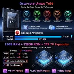 Blackview Rugged Phones BV4800 Pro 4GB+128GB Octa-core 6.5” IP68 & IP69K Waterproof Smartphones - Thumbnail 7