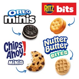 Nabisco Classic Mix Variety Pack, OREO, CHIPS AHOY!, Nutter Butter, RITZ Bits Cheese, 20 Snack Packs - Thumbnail 4