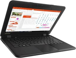 Lenovo 11.6" HD LED Anti-Glare HD Education Laptop, Intel Celeron N3450, up to 2.2GHz, 4GB DDR4, 128GB eMMC, WiFi - Thumbnail 4