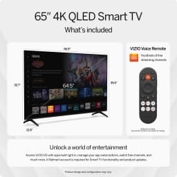 VIZIO 65\" Class Quantum 4K QLED HDR Smart TV (NEW) VQD65M-08 - Thumbnail 3