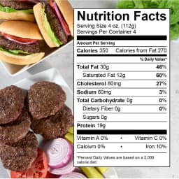 73% Lean / 27% Fat Ground Beef, 1 lb Roll, Fresh, All Natural* - Thumbnail 7