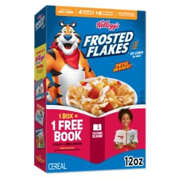 Kellogg's Frosted Flakes Original Breakfast Cereal, Fat Free, 12 oz - Thumbnail 1