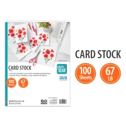 Pen+Gear White Card Stock, 8.5" x 11", 67 lb, 100 Sheets - Thumbnail 2