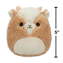 Squishmallows Original 5 inch Grant the Tan Goat FuzzAMallows – Child's Ultra Soft Plush Toy - Thumbnail 2