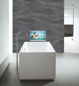 Elecsung 22 inches White Color LED Smart TV Waterproof Bathroom Television IP66 Shower TV ATSC Tuner WiFi - Thumbnail 2