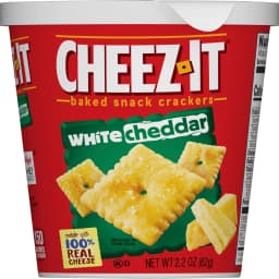 Cheez-It White Cheddar Cheese Crackers, Baked Snack Crackers, 2.2 oz - Thumbnail 7