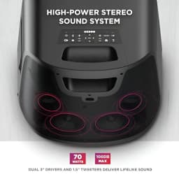 Restored ION Audio Projector Deluxe HD Battery/AC Powered 720p HD LED Bluetooth-enabled (Refurbished) - Thumbnail 4