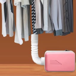 Lksixu Portable Clothes Dryer, 600W Household Small Electric Dryer Machine, Compact Travel Clothes Shoes Dryer Laundry Heater Multifunctional Pet - Thumbnail 2
