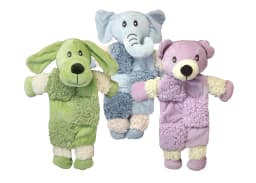 Multipet Aromadog Calming Fleece Squeaker-Mat Dog Toy, Size: 12", Assortment May Vary - Thumbnail 1