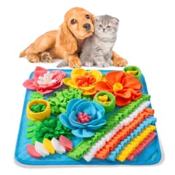 CHENjy Snuffle Mat for Dogs Slow Feeder Licking Mat for Anxiety Relief Mental Stimulation Foraging Puzzle Toy for Dogs Cats Machine Washable Pet Mat - Thumbnail 6