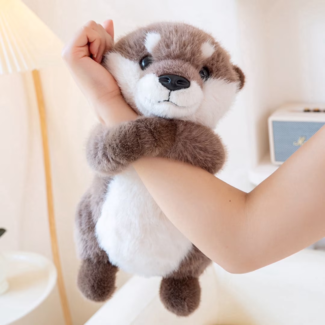 Cuddly Sea Otter Stuffed Animal-Cute OtterPlush Soft Plush Toy Birthday Gift for Kids Girls Boys - Thumbnail 1