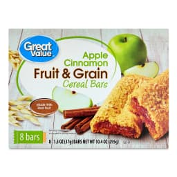 Great Value Fruit & Grain Cereal Bars Apple, Cinnamon, 10.4 oz, 8 Count - Thumbnail 3