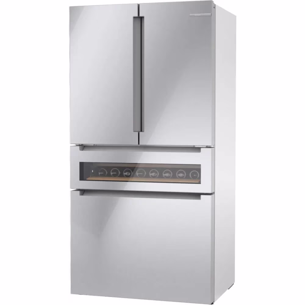 Bosch B36CL81ENG 20.5 Cu. Ft. Stainless Steel Counter-Depth 4-Door Smart Refrigerator - Thumbnail 2