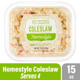 Freshness Guaranteed Homestyle Cole Slaw, 15 oz Small Tub (Refrigerated) - Thumbnail 1